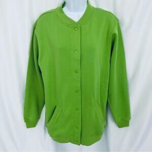 Blair Lime Green Button Down Sweater Cardigan OS (S-M-L)